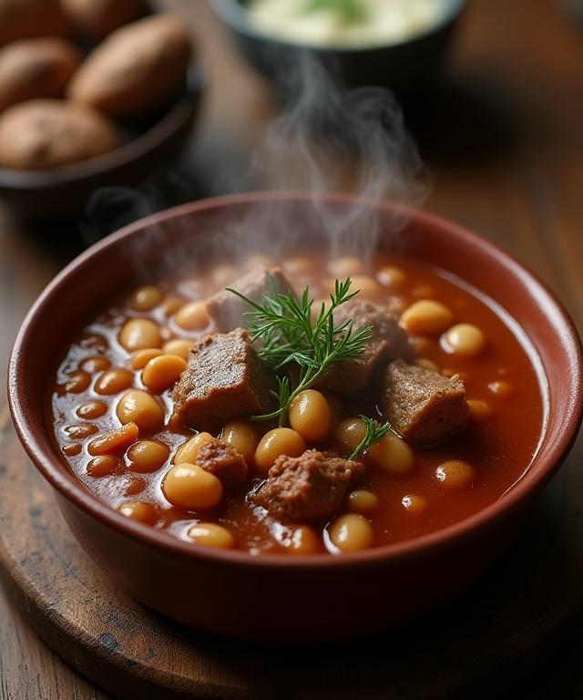 Cassoulet Toulousain fumant